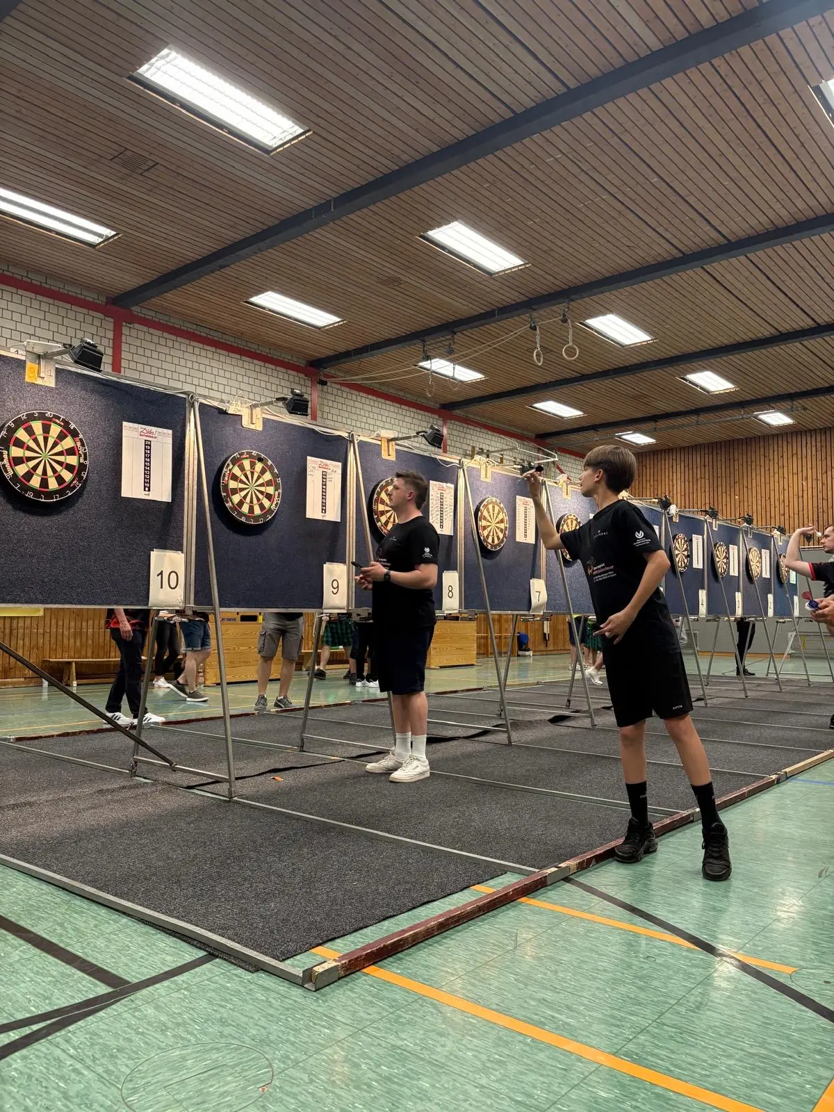 DJK Roden Dart beim Wurf auf dem Bundessportfest