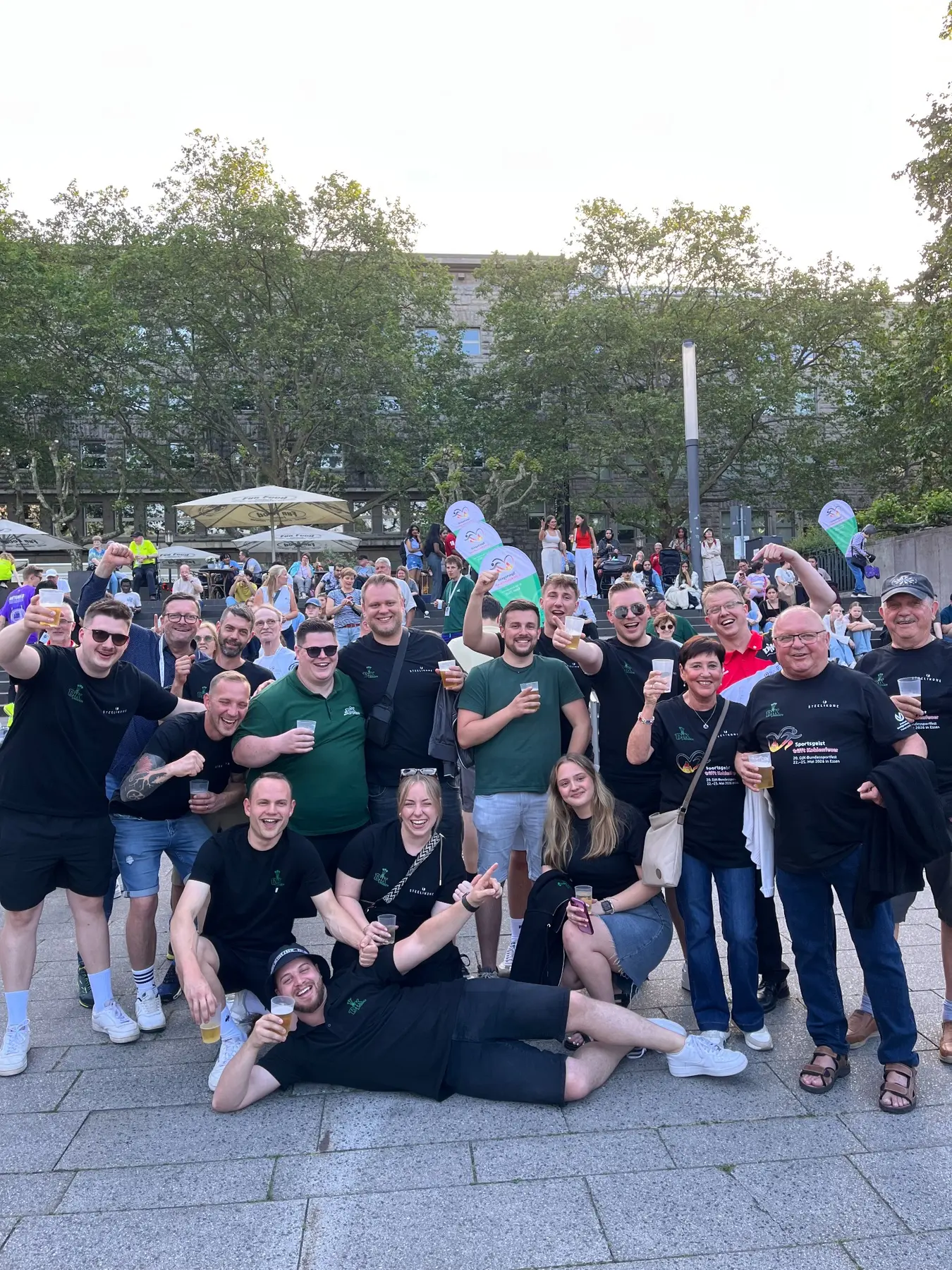 Gruppenfoto der DJK Roden Dart beim Bundessportfest