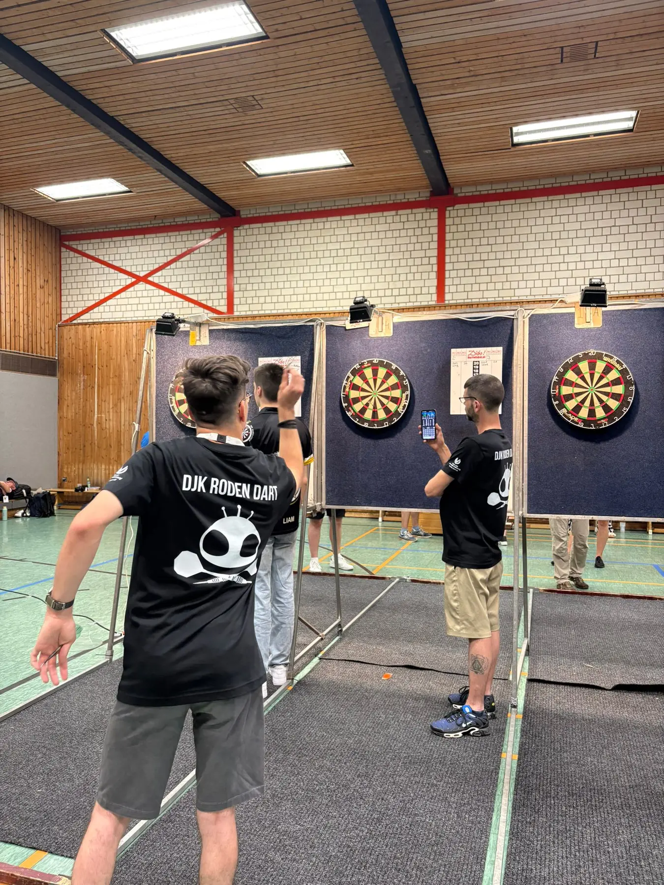 DJK Roden Dart beim Wurf